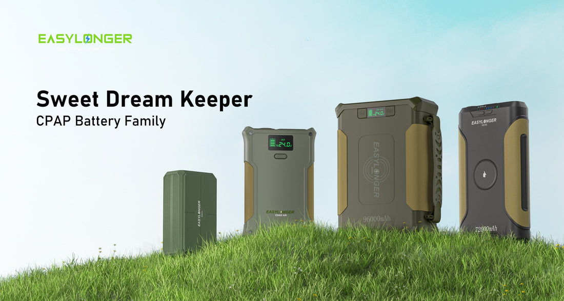 CPAP battery backup power supply