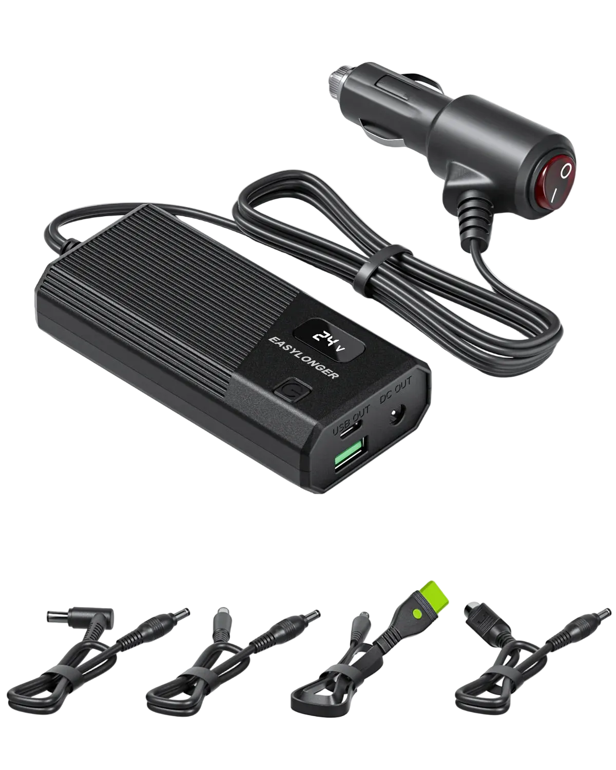 Universal CPAP DC cord transparent PNG master