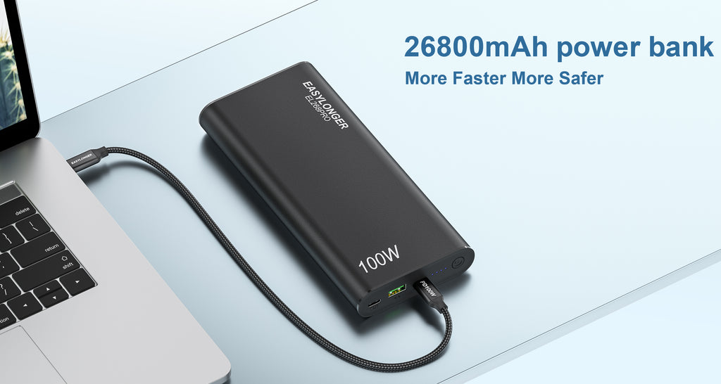 How to use EASYLONGER PD 100W Laptop Portable Charger [Hurricane in the Gulf?]