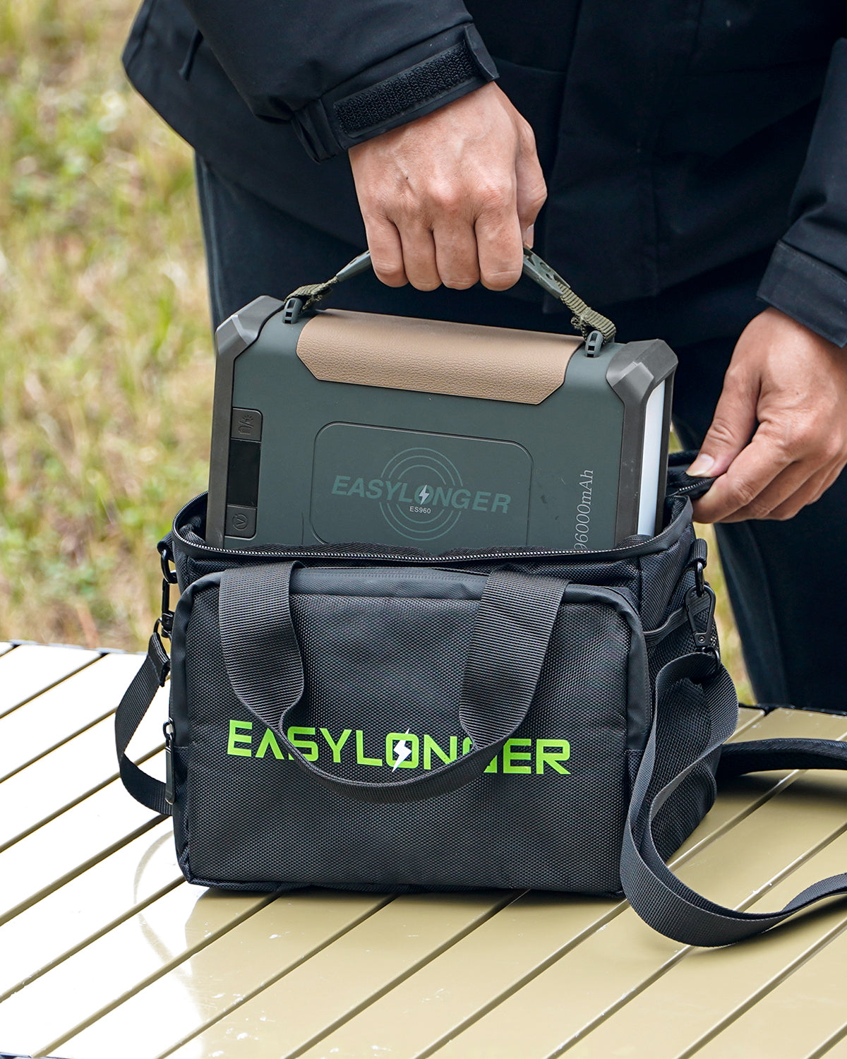 EASYLONGER Travel Carrying Case Compatible with ES960, ES720, ES400 AIR, ES270 and Other Compact CPAP Machines