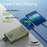 40000mAh/148Wh CPAP Battery Backup Power Supply Compatible with ResMed S9, AirSense 10, AirSense 11, AirMini, DreamStation &2, etc. 4 Ports Lithium Ion Battery Pack with 4 CPAP Cables(ES400 AIR)