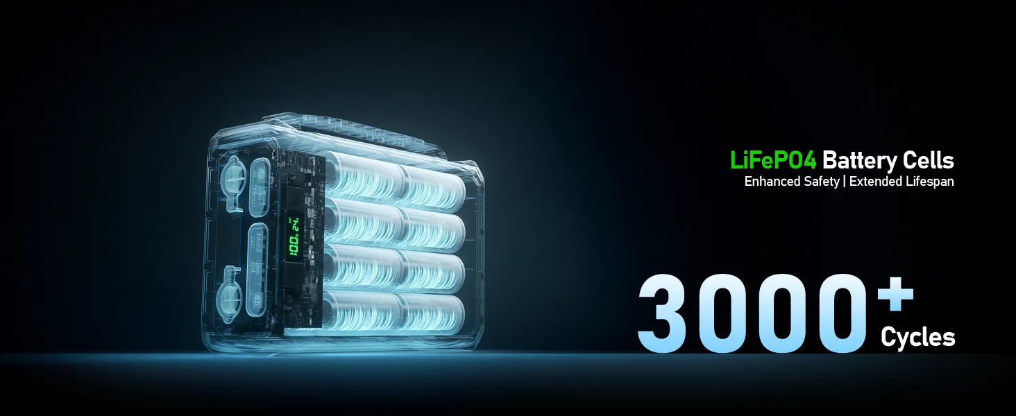 Transparent view of ES960 Series LiFePO4 battery engineering